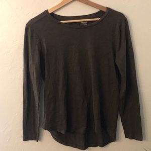 Madewell Olive Long Sleeve Tee
